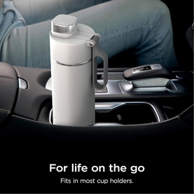 Thirsti 530ml Travel Bottle White