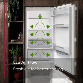 Built-in Fridge-Freezer with Freezer at Bottom