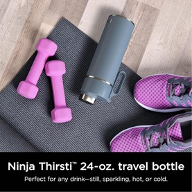 Thirsti 530ml Travel Bottle Blue