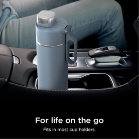 Thirsti 530ml Travel Bottle Blue
