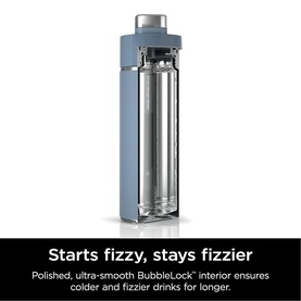 Thirsti 530ml Travel Bottle Blue
