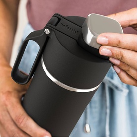Thirsti 530ml Travel Bottle Black