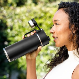Thirsti 700ml Travel Bottle Black