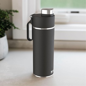 Thirsti 700ml Travel Bottle Black