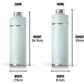 Thirsti 530ml Travel Bottle Mint
