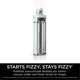 Thirsti 530ml Travel Bottle Mint