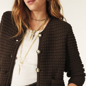 Gaspard Chunky Knit Cardigan