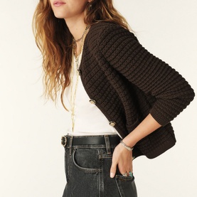 Gaspard Chunky Knit Cardigan