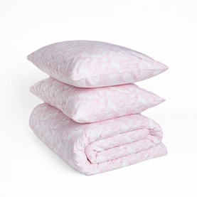 300 Thread Count Pink Magnolia Duvet Set