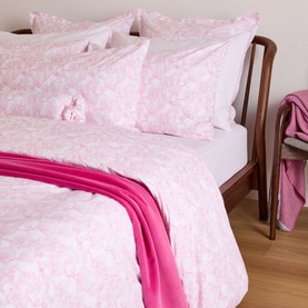 300 Thread Count Pink Magnolia Duvet Set
