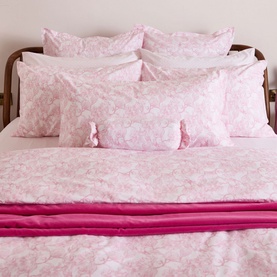 300 Thread Count Pink Magnolia Duvet Set