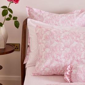 300 Thread Count Pink Magnolia Duvet Set