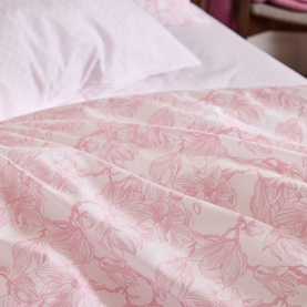300 Thread Count Pink Magnolia Duvet Set