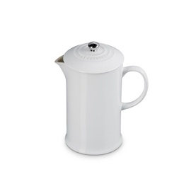 Stoneware Cafetiere with Metal Press 1L