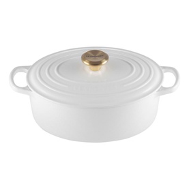 Signature Cast Iron Oval Casserole 27cm