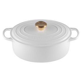 Signature Cast Iron Oval Casserole 29cm