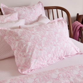 300 Thread Count Sage Magnolia Oxford Pillowcase