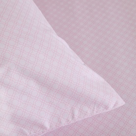 300 Thread Count Pink Trellis Pillowcase Set