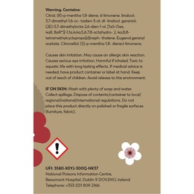 Coriander Seed, Geranium and Vetiver Reed Fragrance Diffuser