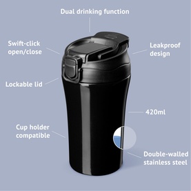 Double Wall Coffee Tumbler 420ml