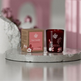 Coriander Seed, Geranium and Vetiver Scented Soy Candle