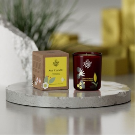 Lemongrass and Cedarwood Scented Soy Candle