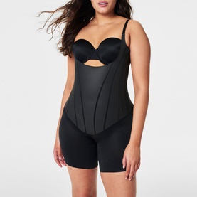 SPANXsupersculpt&trade; TotalContour Open-Bust Mid-Thigh Bodysuit