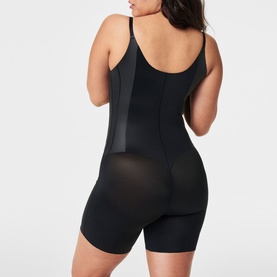 SPANXsupersculpt&trade; TotalContour Open-Bust Mid-Thigh Bodysuit