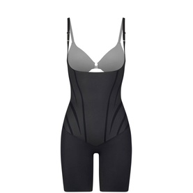 SPANXsupersculpt&trade; TotalContour Open-Bust Mid-Thigh Bodysuit