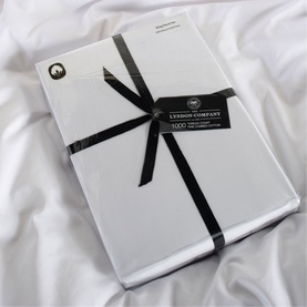 1000 Thread Count Duvet Set White