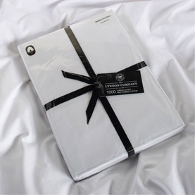 1000 Thread Count Fitted Sheet White