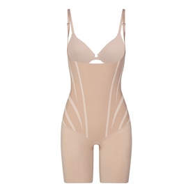 SPANXsupersculpt&trade; TotalContour Open-Bust Mid-Thigh Bodysuit