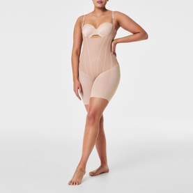 SPANXsupersculpt&trade; TotalContour Open-Bust Mid-Thigh Bodysuit