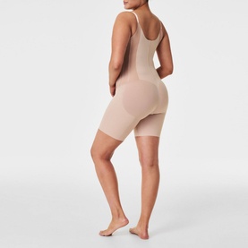 SPANXsupersculpt&trade; TotalContour Open-Bust Mid-Thigh Bodysuit