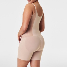 SPANXsupersculpt&trade; TotalContour Open-Bust Mid-Thigh Bodysuit