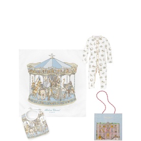 Three-Piece Carousel Playsuit Gift Set