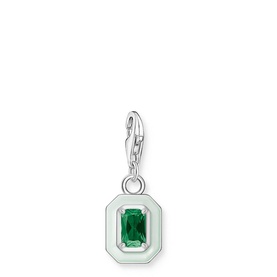 3D Green Octagon Charm