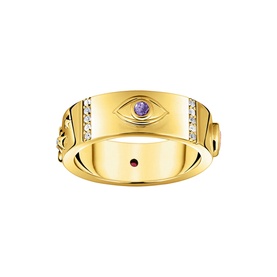Cosmic Motif Band Ring