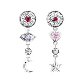 Talismans 3D Drop Earrings