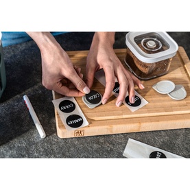 11-Piece CUBE Labels & Chalk Pen Set