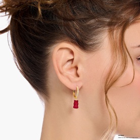 Haribo Single Goldbear Hoop Earring