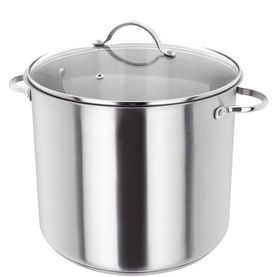 Essentials Glass Lid Stockpot 28cm