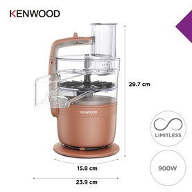 MultiPro Go Food Processor Clay Red