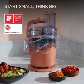 MultiPro Go Food Processor Clay Red