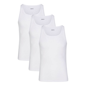 Rib Tank Three-Pack Chalk