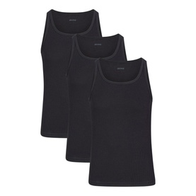 Rib Tank Three-Pack Onyx