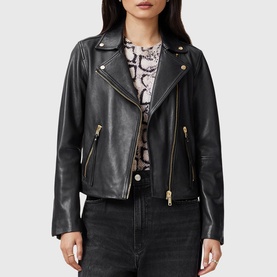 Dalby Leather Biker Jacket