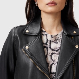 Dalby Leather Biker Jacket