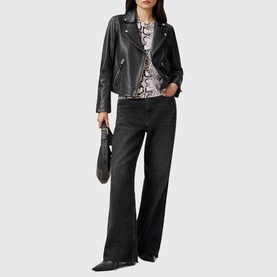 Dalby Leather Biker Jacket