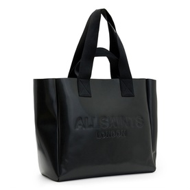 Izzy Leather Logo Tote Bag